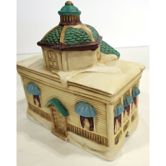 TOWN OPERA CENTER Small Christmas Village ceramic accessory building BRINN'S - Picture 3 of 8